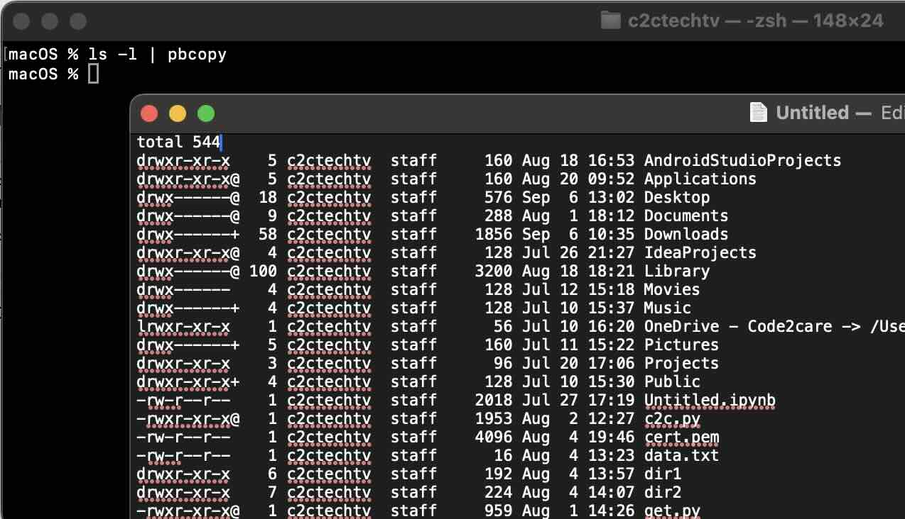 How to Copy to Clipboard using Terminal Command
